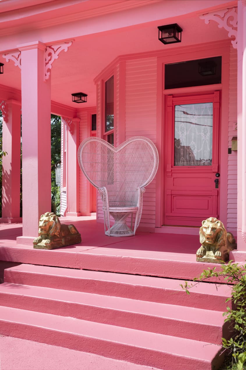 Vibrant Pink Nashville House Tour Photos Apartment Therapy